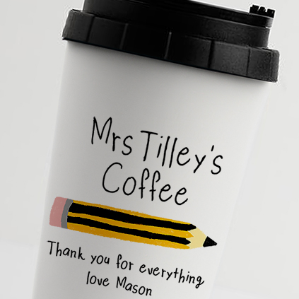Personalised Teacher Fuel 16oz Travel Flask